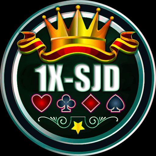1X-SJD themed cartoon character with coins, phone, and game icons in a Brazil-inspired setting